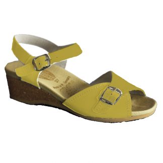 Sandales Vintage Jaune